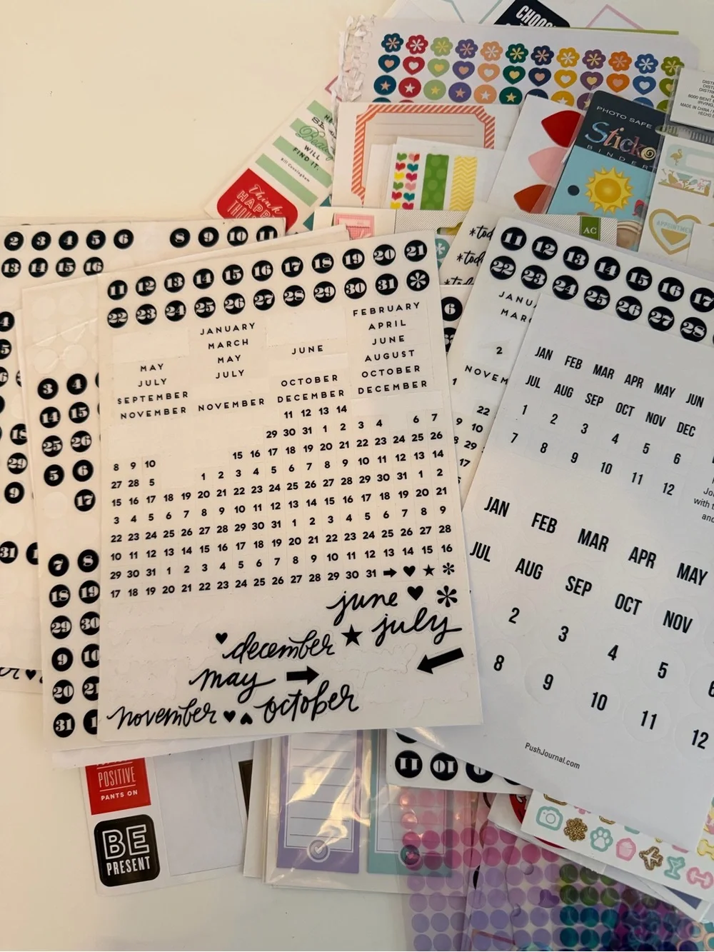 The Happy Planner Multicolor Sticker Pack Assorted Pastel & Bright Designs 1000+